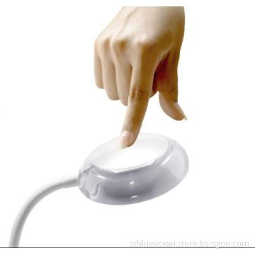 goose neck desk light with touch switch-acrylic table lamp